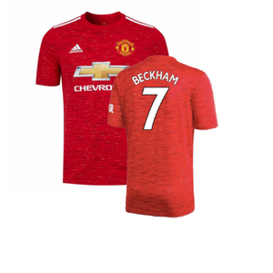 Manchester United 2020-21 Home Shirt (Excellent) (BECKHAM 7)_0