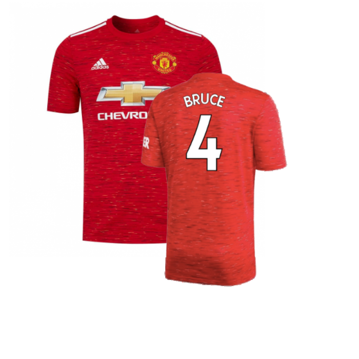 Manchester United 2020-21 Home Shirt (Mint) (BRUCE 4)