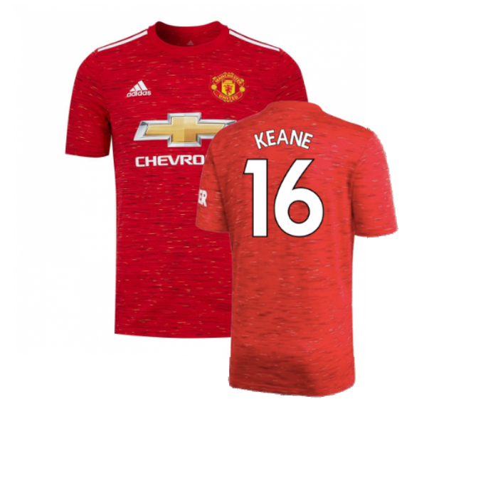 Manchester United 2020-21 Home Shirt (15-16Y) (Excellent) (KEANE 16)