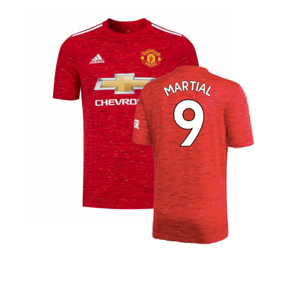 Manchester United 2020-21 Home Shirt (L) (Excellent) (MARTIAL 9)_0