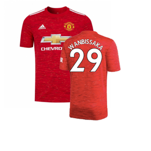 Manchester United 2020-21 Home Shirt (Very Good) (WAN-BISSAKA 29)_0