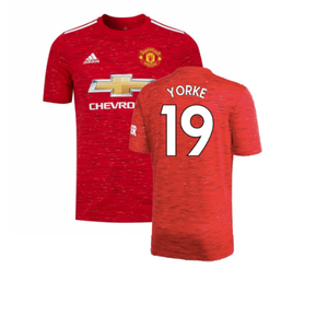 Manchester United 2020-21 Home Shirt (Excellent) (YORKE 19)_0