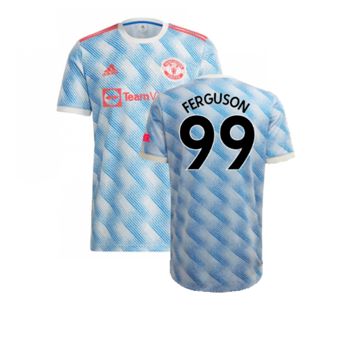 Manchester United 2021-22 Away Shirt (XL) (Mint) (FERGUSON 99)