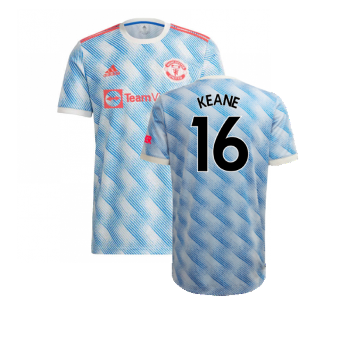 Manchester United 2021-22 Away Shirt (L) (Excellent) (KEANE 16)