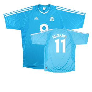 Marseille 2003-04 Away Shirt (Good) (DESCHAMPS 11)_0