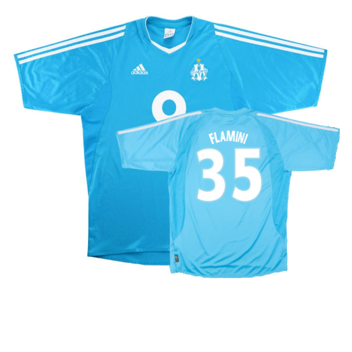 Marseille 2003-04 Away Shirt (Good) (Flamini 35)