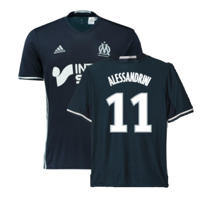 Marseille 2016-17 Away Shirt (S) (Very Good) (Alessandrini 11)