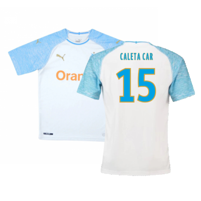 Marseille 2018-19 Home Shirt (XS) (Very Good) (Caleta Car 15)