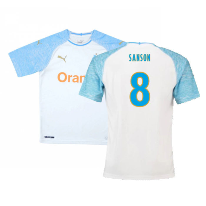 Marseille 2018-19 Home Shirt (XS) (Very Good) (Sanson 8)