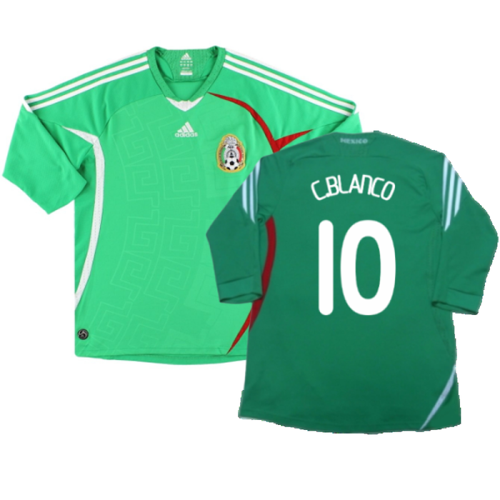 Mexico 2008-2009 Home Shirt (M) (Excellent) (C.Blanco 10)