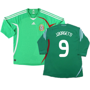 Mexico 2008-2009 Home Shirt (M) (Excellent) (J.Borgetti 9)_0