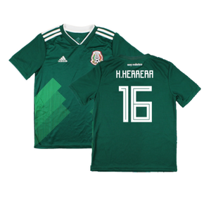 Mexico 2018-19 Home Shirt (Mint) (H.Herrera 16)_0