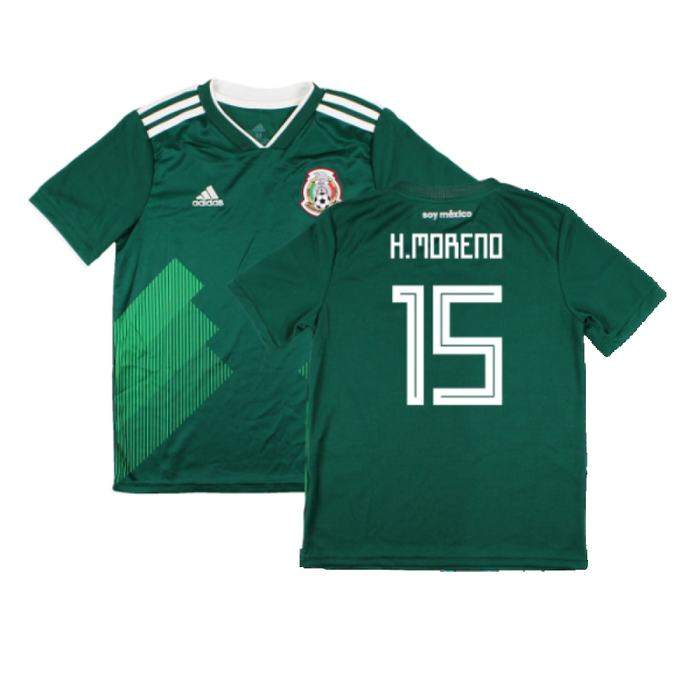 Mexico 2018-19 Home Shirt (Mint) (H.Moreno 15)