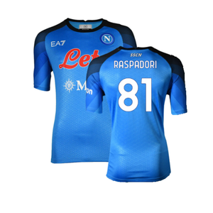 Napoli 2022-23 Home Shirt (S) (Excellent) (Raspadori 81)_0