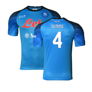 Napoli 2022-23 Player Issue Home Shirt (3XL) (Demme 4) (Excellent)_0