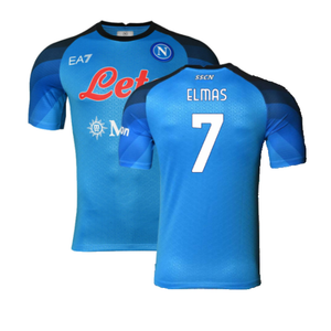 Napoli 2022-23 Player Issue Home Shirt (S) (Very Good) (Elmas 7)_0