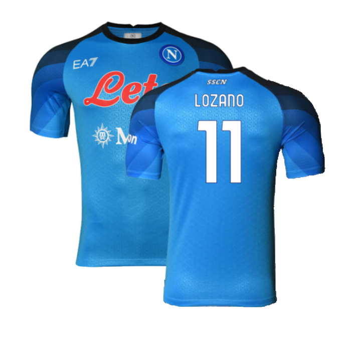 Napoli 2022-23 Player Issue Home Shirt (M) (Excellent) (Lozano 11)