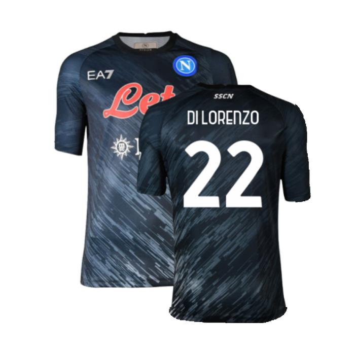 Napoli 2022-23 Third Shirt (XL) (Excellent) (Di Lorenzo 22)