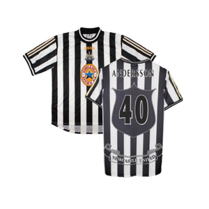 Newcastle United 1997-99 Home Shirt (XL) (Excellent) (Andersson 40)_0