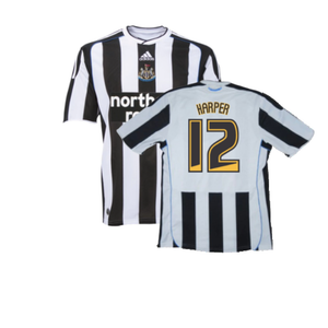 Newcastle United 2009-10 Home Shirt (S) (Excellent) (Harper 12)_0