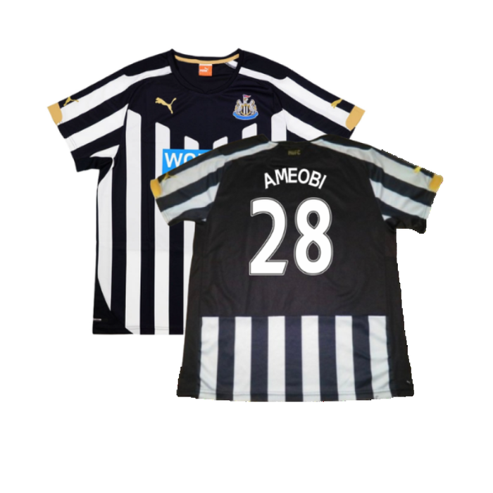 Newcastle United 2014-15 Home Shirt (L) (Good) (Ameobi 28)