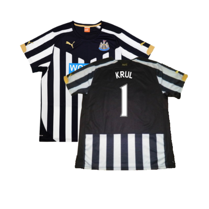 Newcastle United 2014-15 Home Shirt (L) (Good) (Krul 1)