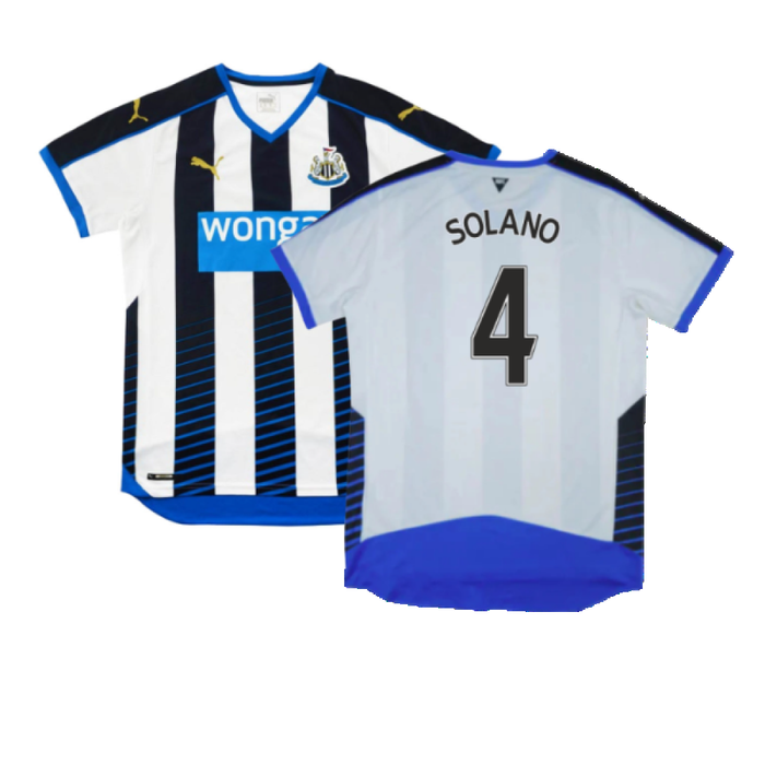 Newcastle United 2015-16 Home Shirt (S) (Excellent) (Solano 4)