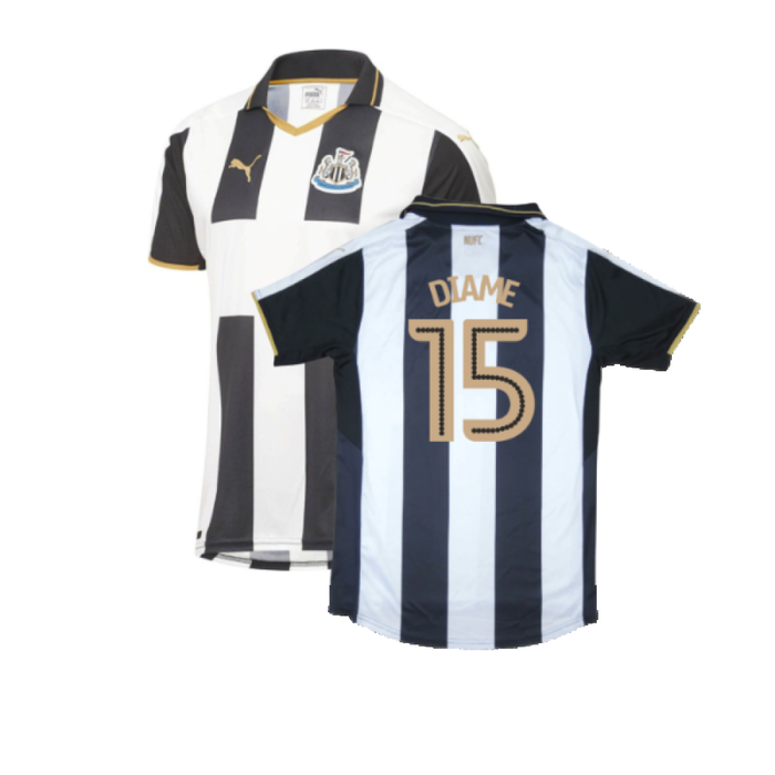 Newcastle United 2016-17 Sponsorless Home Shirt (M) (Excellent) (Diame 15)