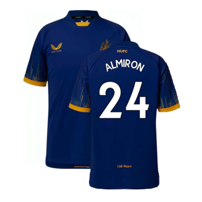 Newcastle United 2022-23 Away Shirt (Sponsorless) (M) (Excellent) (ALMIRON 24)