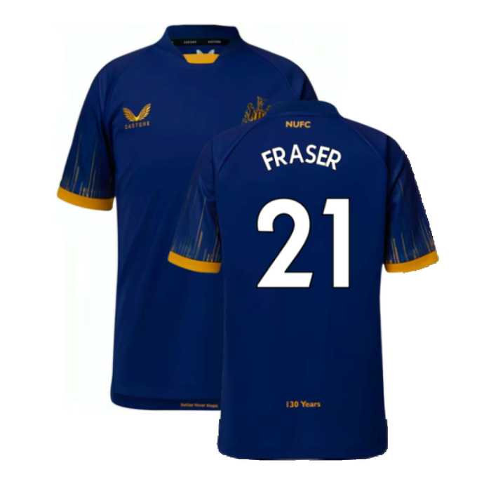 Newcastle United 2022-23 Away Shirt (Sponsorless) (L) (Excellent) (FRASER 21)