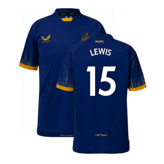 Newcastle United 2022-23 Away Shirt (Sponsorless) (M) (Excellent) (LEWIS 15)