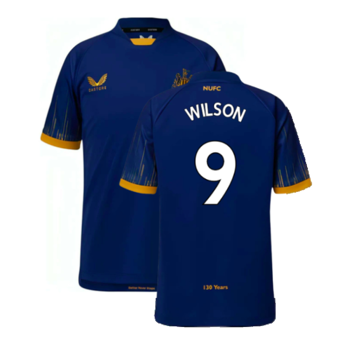 Newcastle United 2022-23 Away Shirt (Sponsorless) (XXL) (Excellent) (WILSON 9)