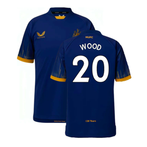 Newcastle United 2022-23 Away Shirt (Sponsorless) (XXL) (Excellent) (WOOD 20)_0