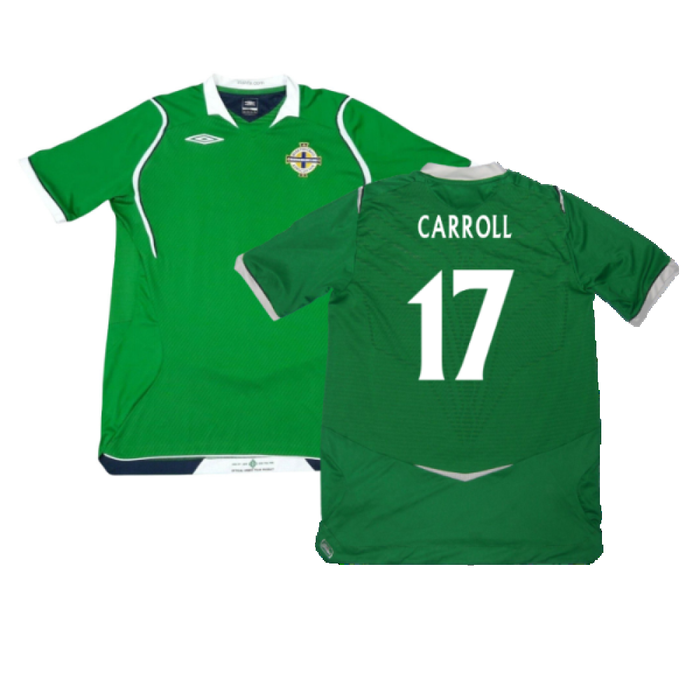 Northern Ireland 2008-09 Home Shirt (L) (Excellent) (Carroll 17)