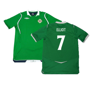 Northern Ireland 2008-09 Home Shirt (Excellent) (Elliot 7)_0