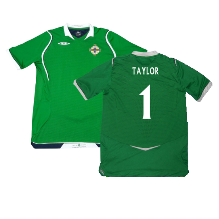 Northern Ireland 2008-09 Home Shirt (XL) (Good) (Taylor 1)