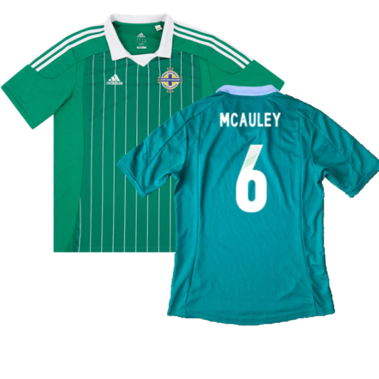 Northern Ireland 2012-13 Home Shirt (S) (Excellent) (McAuley 6)_0