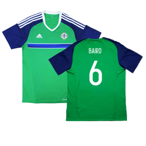 Northern Ireland 2016-17 Home Shirt (S) (Excellent) (Baird 6)_0