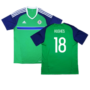 Northern Ireland 2016-17 Home Shirt (S) (Excellent) (Hughes 18)_0