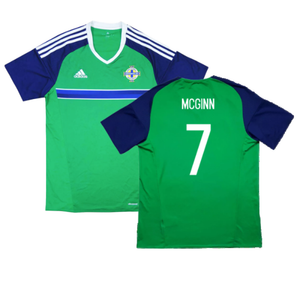 Northern Ireland 2016-17 Home Shirt (S) (Excellent) (McGinn 7)_0