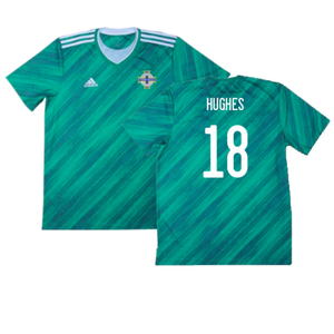 Northern Ireland 2020-2021 Home Shirt (L) (Mint) (HUGHES 18)_0