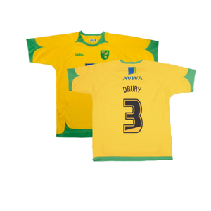 Norwich 2008-2010 Home Shirt (Good) (Drury 3)_0