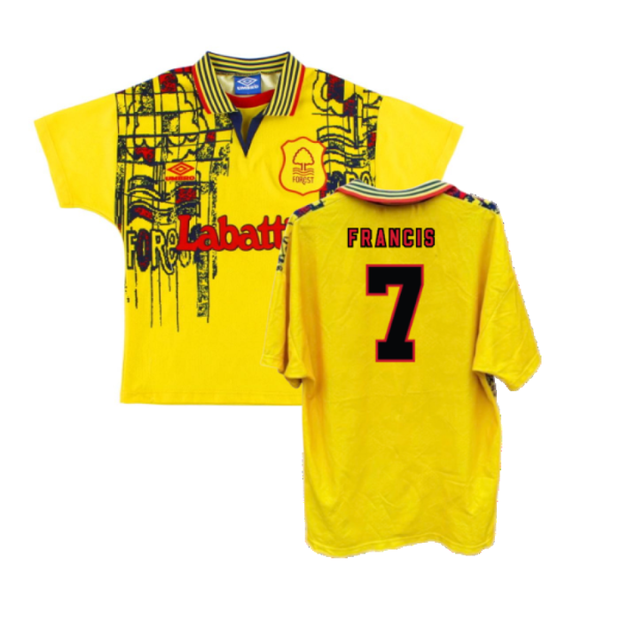 Nottingham Forest 1995-97 Away Shirt (XXL) (Excellent) (Francis 7)