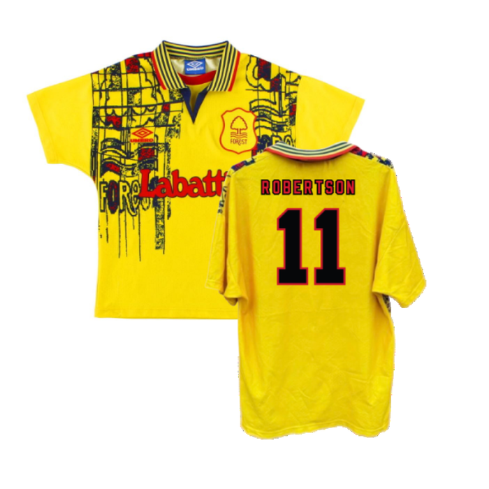 Nottingham Forest 1995-97 Away Shirt (XXL) (Excellent) (Robertson 11)