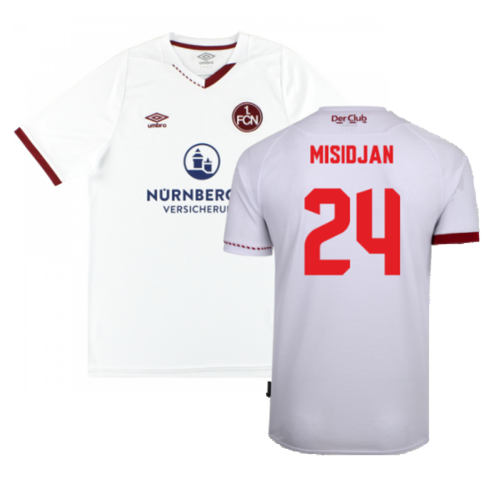 Nurnberg 2020-21 Away Shirt (L) (Mint) (Misidjan 24)