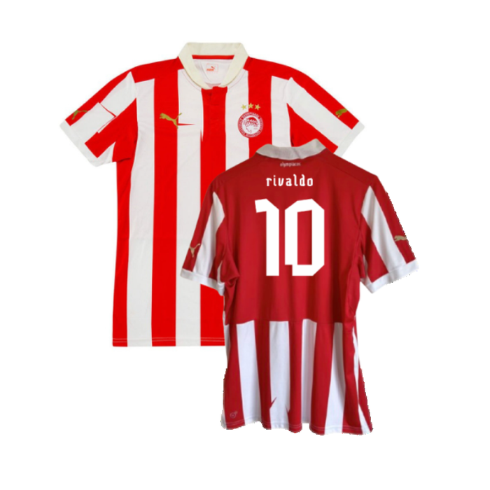 Olympiacos 2012-13 Home Shirt (Excellent) (Rivaldo 10)