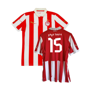 Olympiacos 2012-13 Home Shirt (Excellent) (Yaya Toure 15)_0