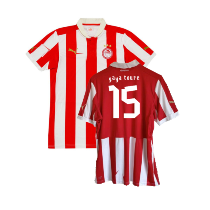 Olympiacos 2012-13 Home Shirt (Excellent) (Yaya Toure 15)