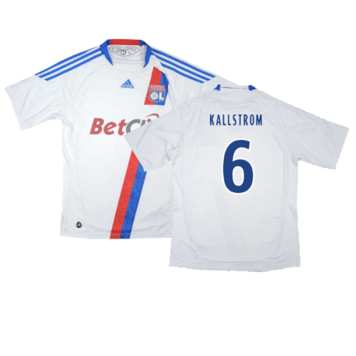 Olympique Lyon 2010-11 Home Shirt (Good) (Kallstrom 6)