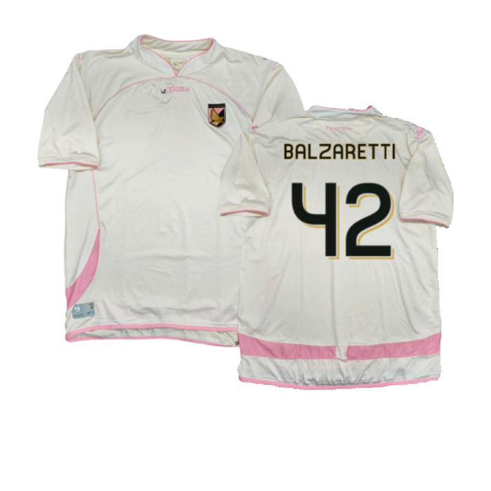 Palermo 2010-11 Away Shirt (Sponsorless) (L) (Balzaretti 42) (Excellent)